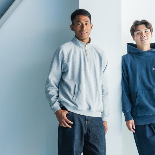 カウン ゼン マラ選手と桑山 侃士選手の写真