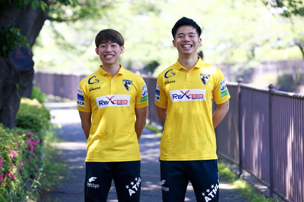 ASVペスカドーラ町田の甲斐稜人選手と雲切啓太選手の写真