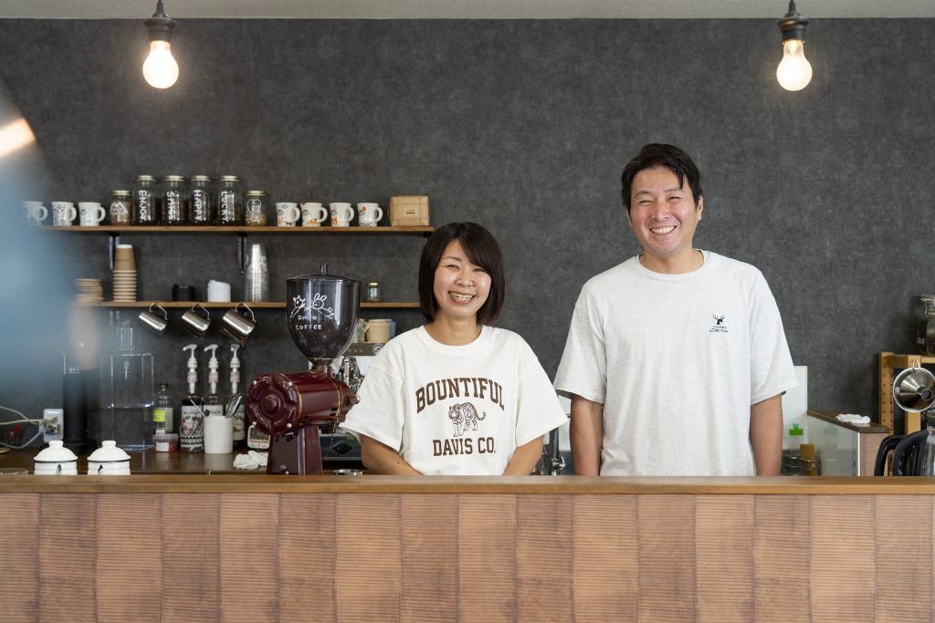 ONSO COFFEEの園曽さんご夫妻の写真